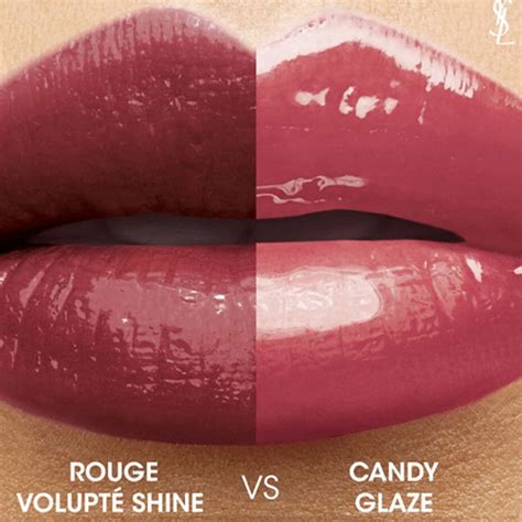 ysl rouge volupté sheer candy 3 pamplemouse glacée|YSL rouge volupte glaze.